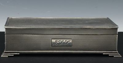 Lot 67 - A George V Silver Table Top Cigarette Case