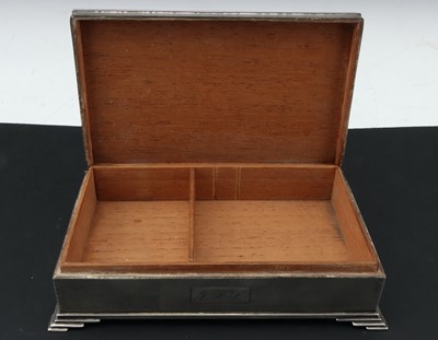 Lot 67 - A George V Silver Table Top Cigarette Case