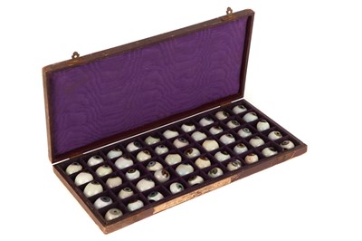 Lot 172 - A Case of 50 Prosthetic Glass Eyes