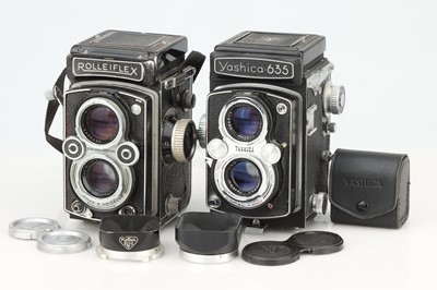 Lot 844 - A Rollei Rolleiflex 3.5B TLR Camera