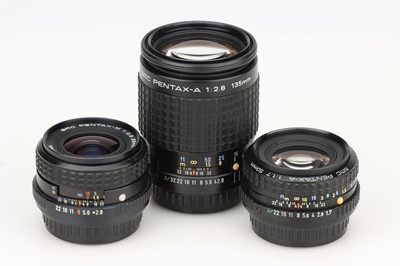 Lot 729 - A Trio of SMC Pentax Lenses