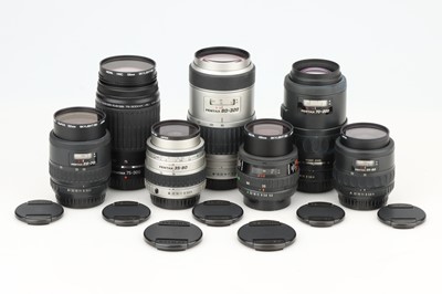 Lot 727 - A Selection of Pentax Zoom Lenses