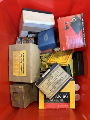 Lot 477 - A Selection of Early Empty Camera Related Boxes