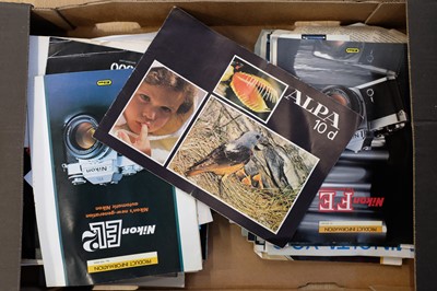 Lot 445 - A Selection of Camera Brochures