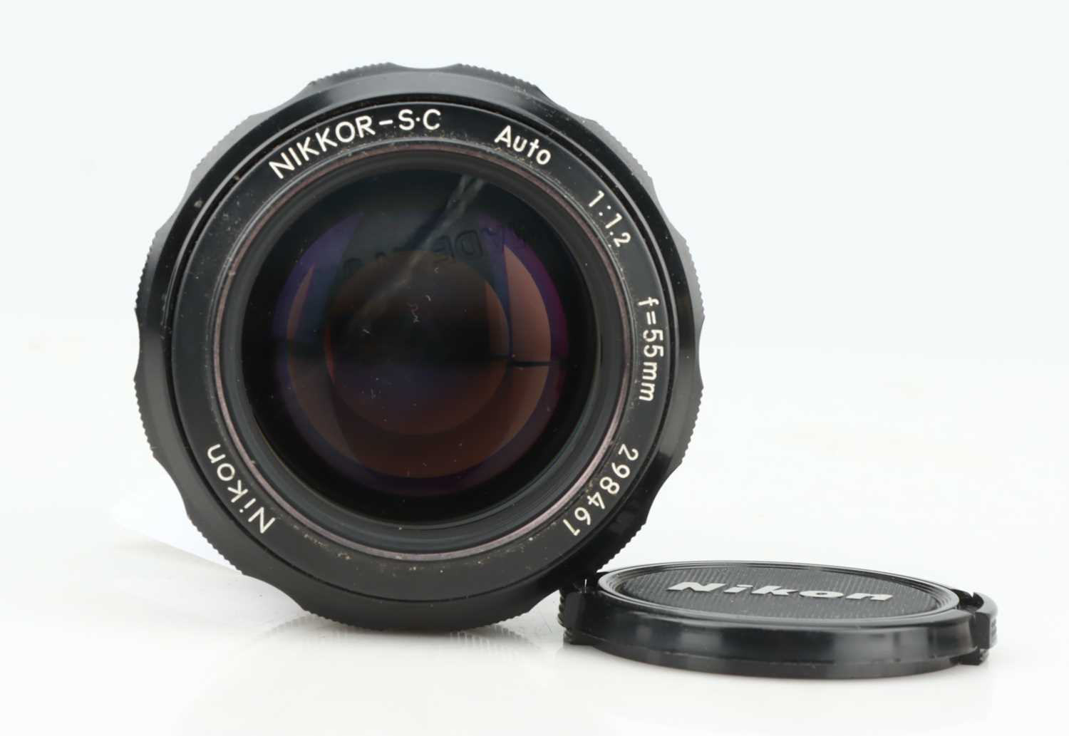 Lot 620 - A Nikon Nikkor-S.C f/1.2 55mm Lens,