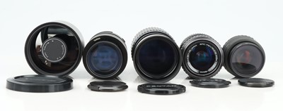 Lot 635 - A Mixed Selection of Pentax Lenses