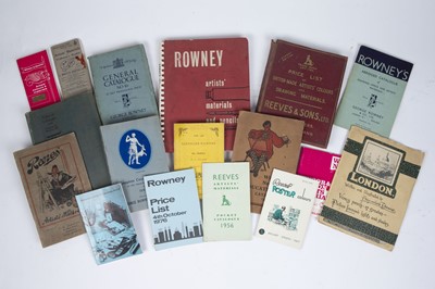 Lot 11 - A Collection of Artist's Materials Catalogues etc.