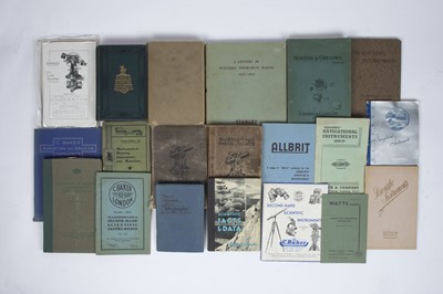 Lot 5 - A Collection of Surveying and Navigational Instrument Catalogues