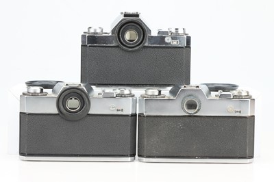 Lot 364 - Three Zeiss Ikon Icarex 35 Cameras