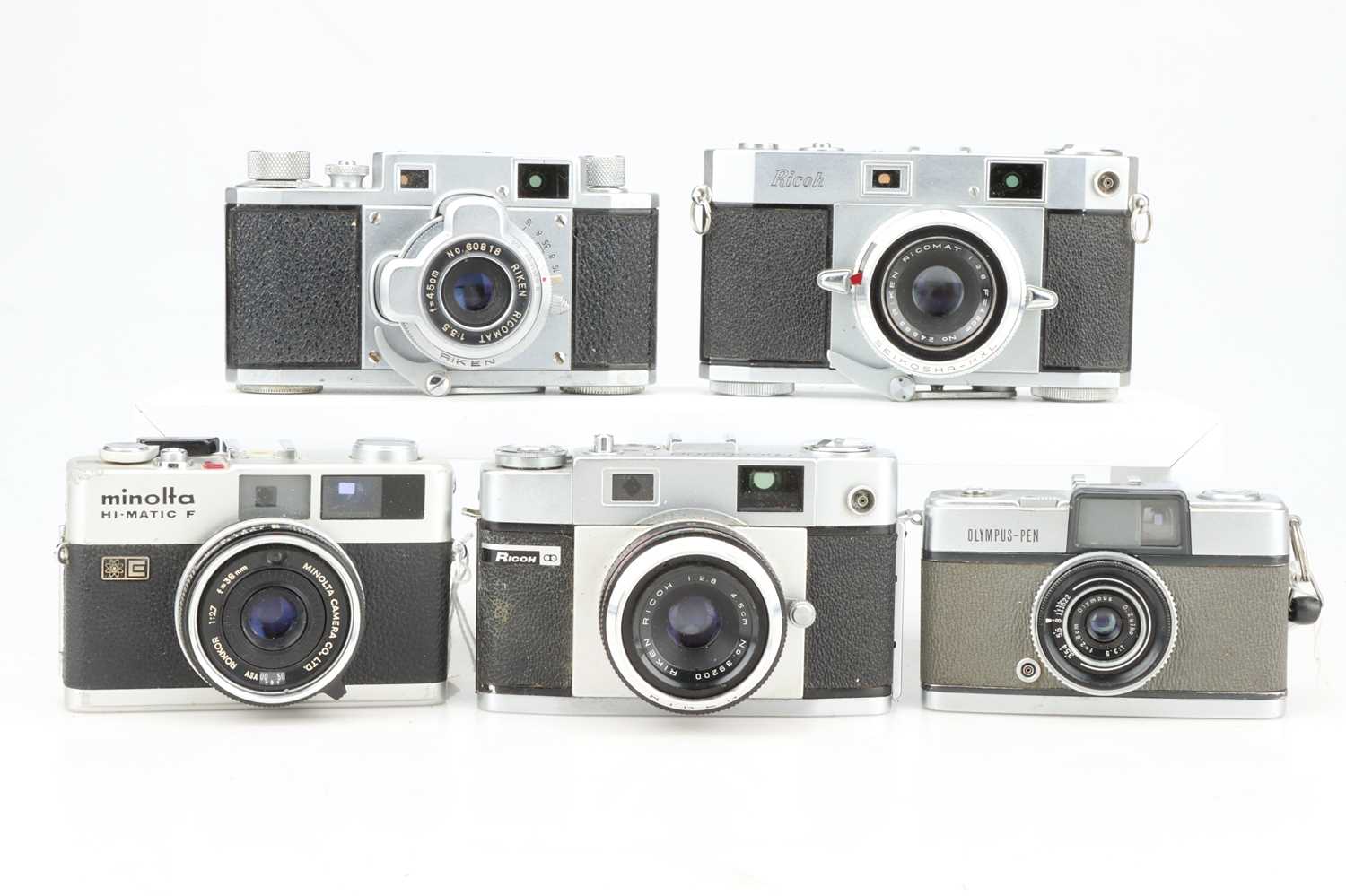 411 Camera Box Lot 411 - Five Various Cameras,
