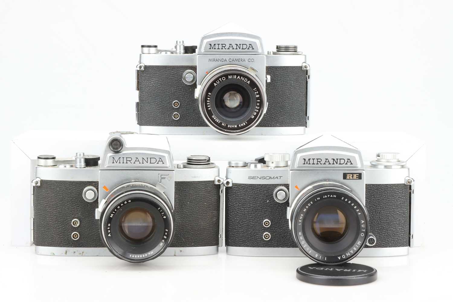 Lot 412 - Three Miranda SLR Cameras