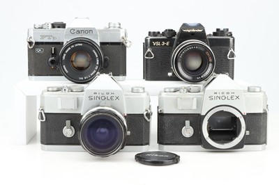 Lot 413 - Three SLR Cameras