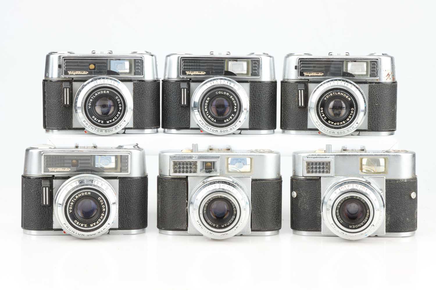 Lot 408 - A Selection of Various Voigtlander Cameras