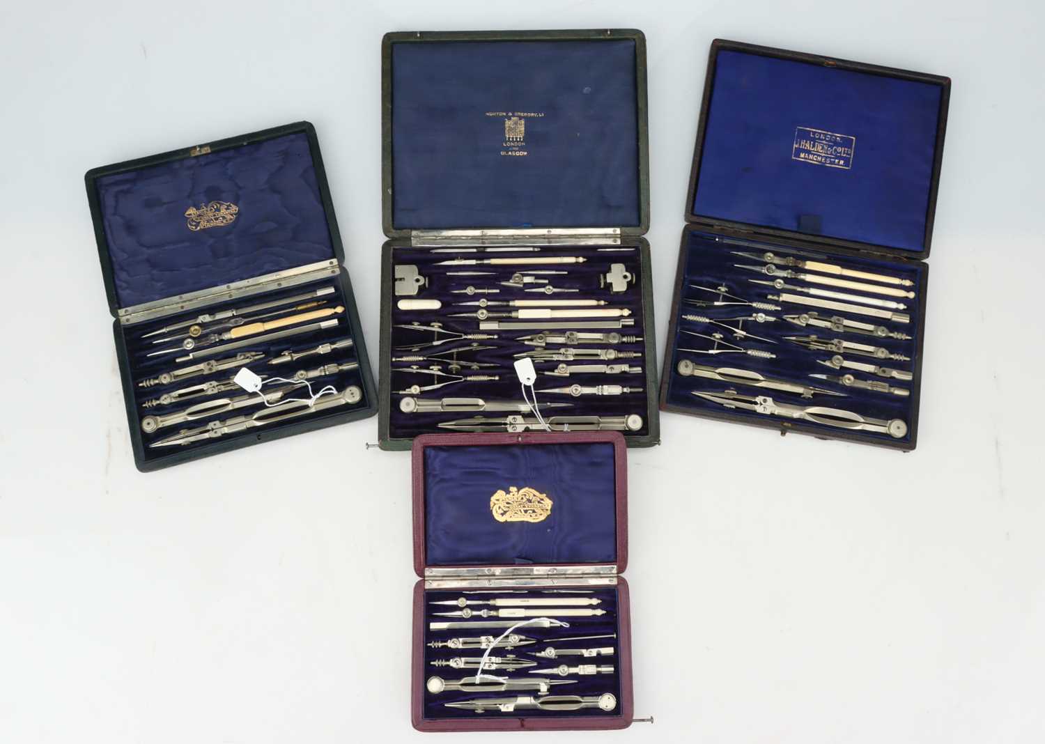 Lot 291 - Four Sets of Drawing/Drafting Instruments