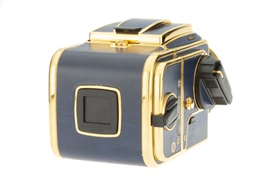 Lot 113 - A Hasselblad 503CX Golden Blue 50th Anniversary Medium Fomat Camera