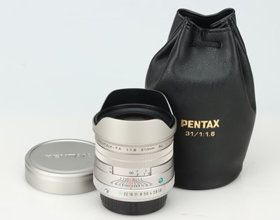 Lot 643 - A Pentax-FA Limited AL f/1.8 31mm Lens