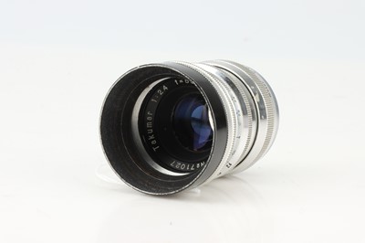 Lot 637 - An Asahi-Kogaku Takumar f/2.4 58mm Lens