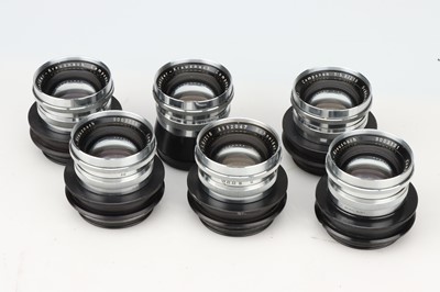 Lot 563 - A Set of 6 Schneider Compnon f/5.6 210mm Lenses