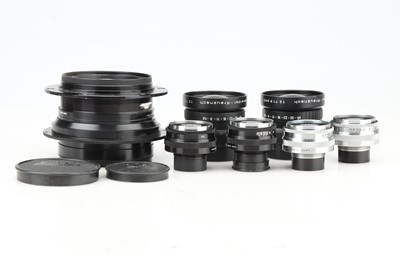 Lot 566 - A Selection of Various Enlarger / Repro Lenses