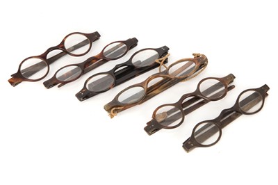 Lot 197 - Six Pairs of Tortoiseshell Spectacles