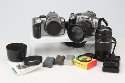 Lot 772 - Two Canon 300D Digital SLR Cameras