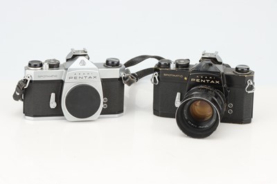 Lot 655 - Two Pentax Spotmatic 35mm SRL Cameras