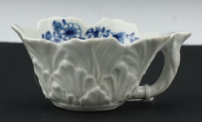 Lot 89 - 18th Century Worcester Butter Boat