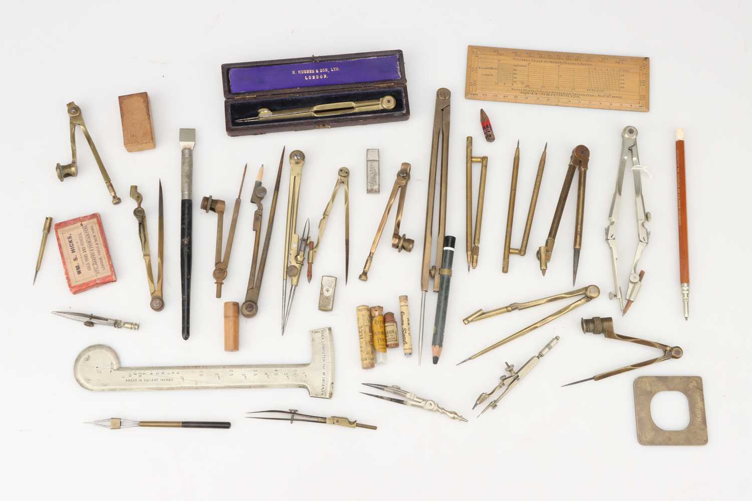 Lot 298 - An Interesting Collection of Drawing Instruments