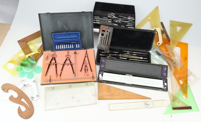 Lot 299 - A Collection of Drawing and Calculating Instruments