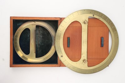 Lot 294 - Two Circular Protractors