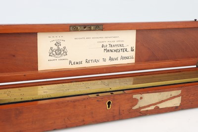 Lot 244 - Custom Officers Folding Yard Measure