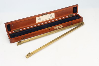 Lot 244 - Custom Officers Folding Yard Measure