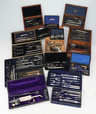 Lot 274 - A Large Collection of Drawing Instruments