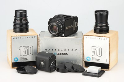 Lot 506 - A Hasselblad 500 C/M Medium Format SLR Camera Outfit