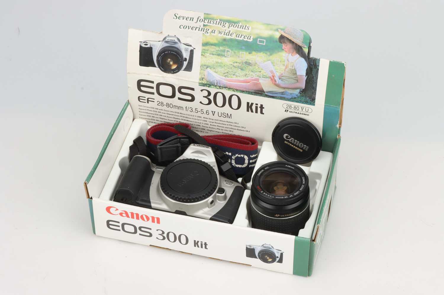 Lot 482 - A Canon EOS 300 35mm SLR Outfit