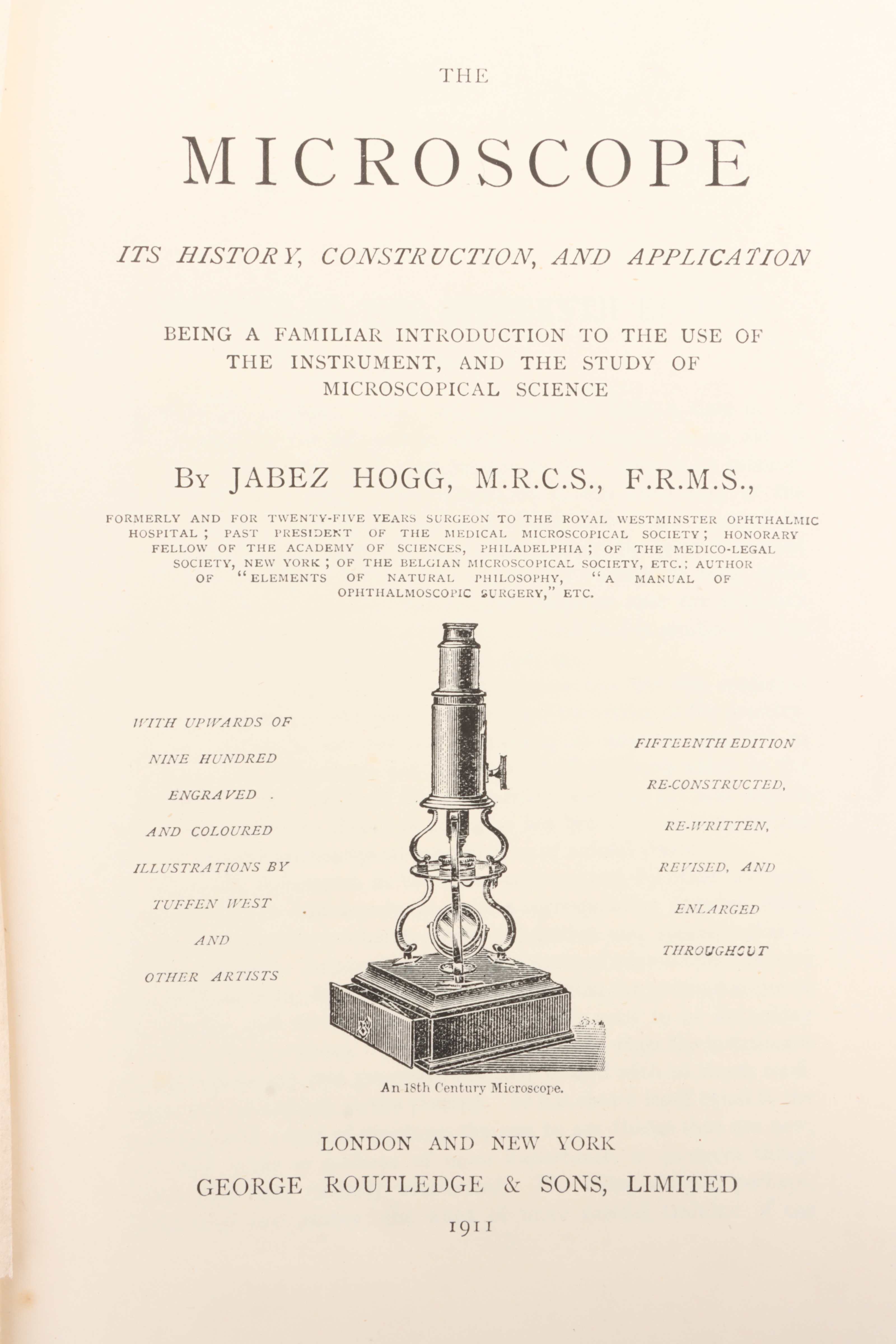 Lot 4 - Collection of Microscope Books,