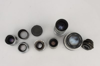 Lot 555 - A Collection of Cine C Mount Lenses