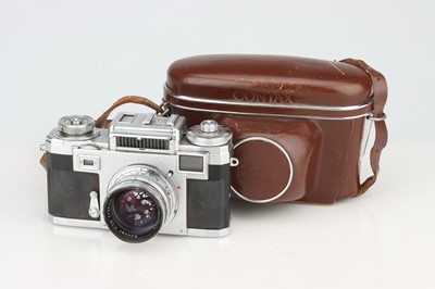 Lot 492 - A Zeiss Ikon Contax III Rangefinder Camera