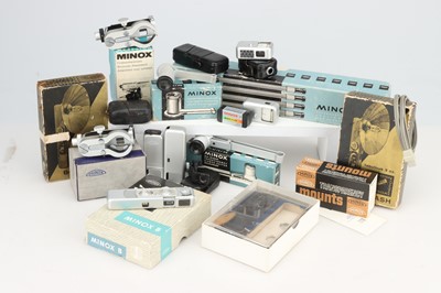 Lot 744 - A Comprehensive Minox B Outfit