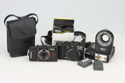 Lot 745 - Two Digital Compact Cameras