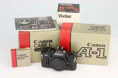 Lot 490 - A Canon A-1 35mm SLR Camera