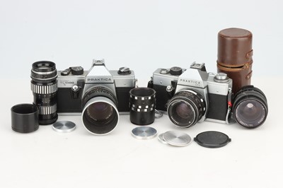 Lot 425 - Two Praktica 35mm SLR Cameras