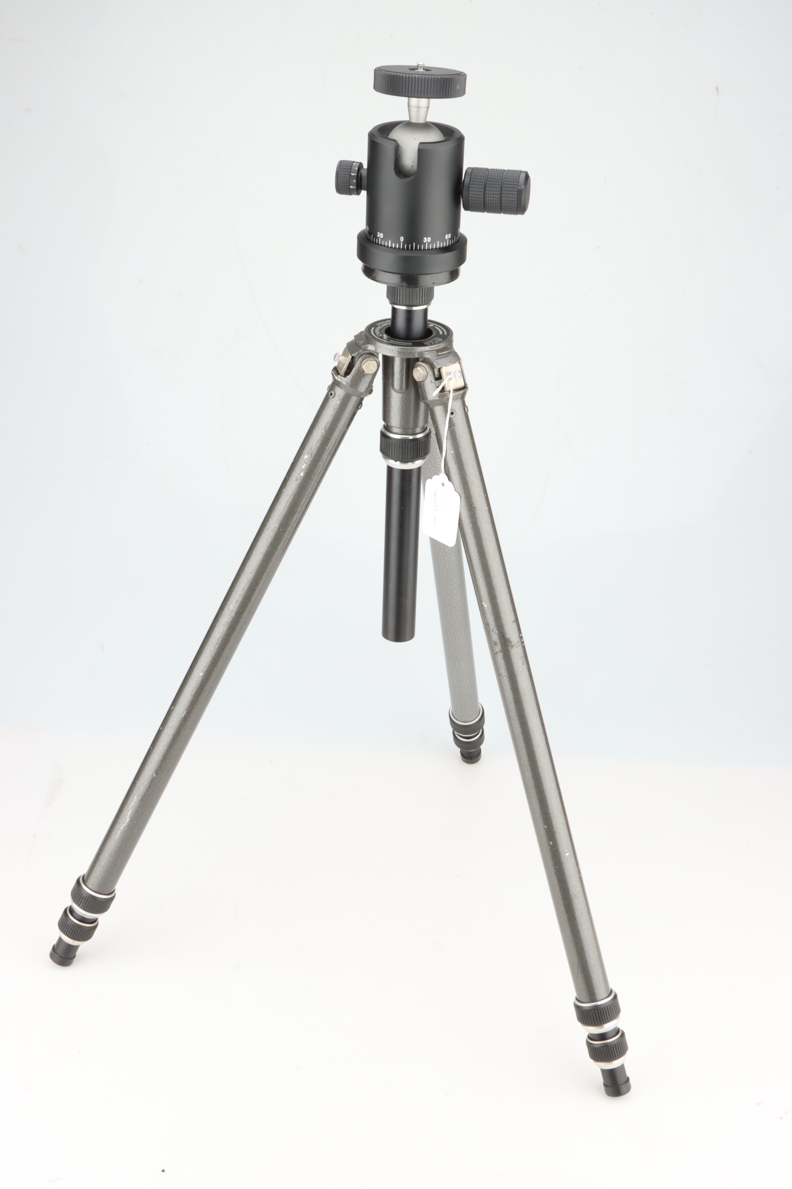 Lot 438 - A Gitzo Reporter Performance Gilux Tripod,