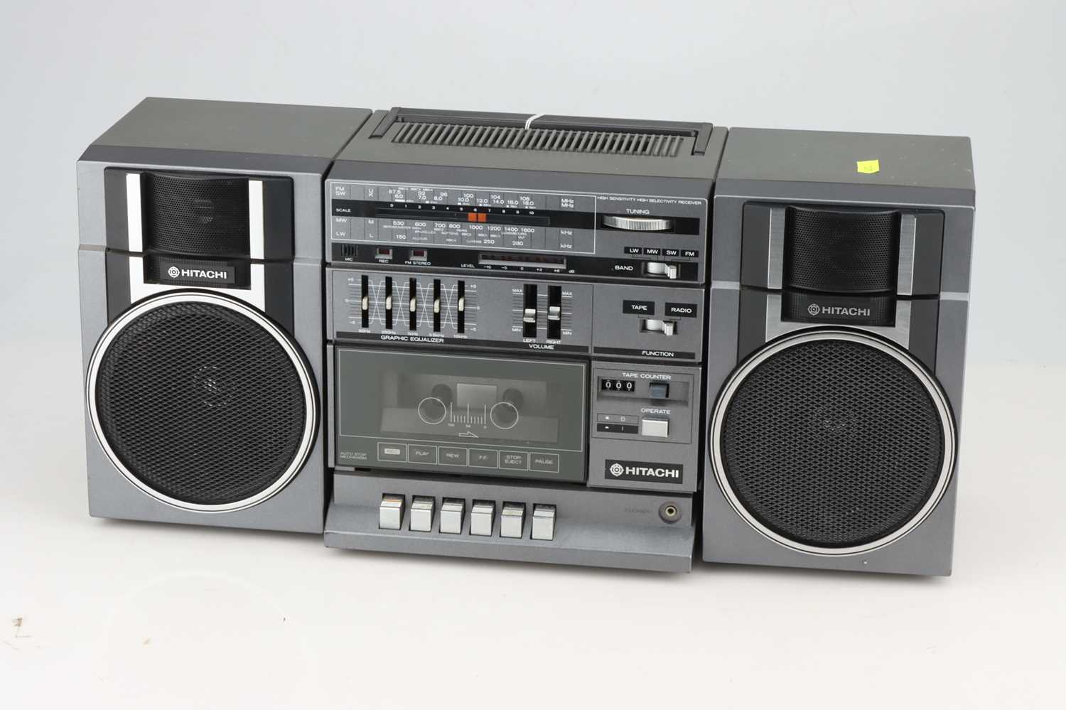 Lot 153 - A Hitachi TRK-9005E Boom Box Ghetto Blaster,