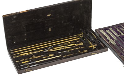 Lot 117 - Two Sets of 19th Century Drawing Instruments.