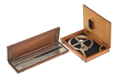 Lot 118 - A Vernier Protractor and Marquois Scales