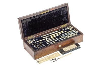 Lot 120 - A Set of Drawing Instruments with Survey of India Provenance