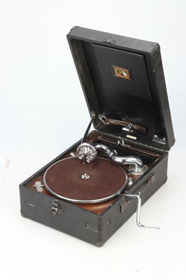 Lot 231 - HMV Black Box Grammophone