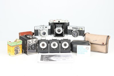 Lot 756 - A Selection of Seven British Made Cameras