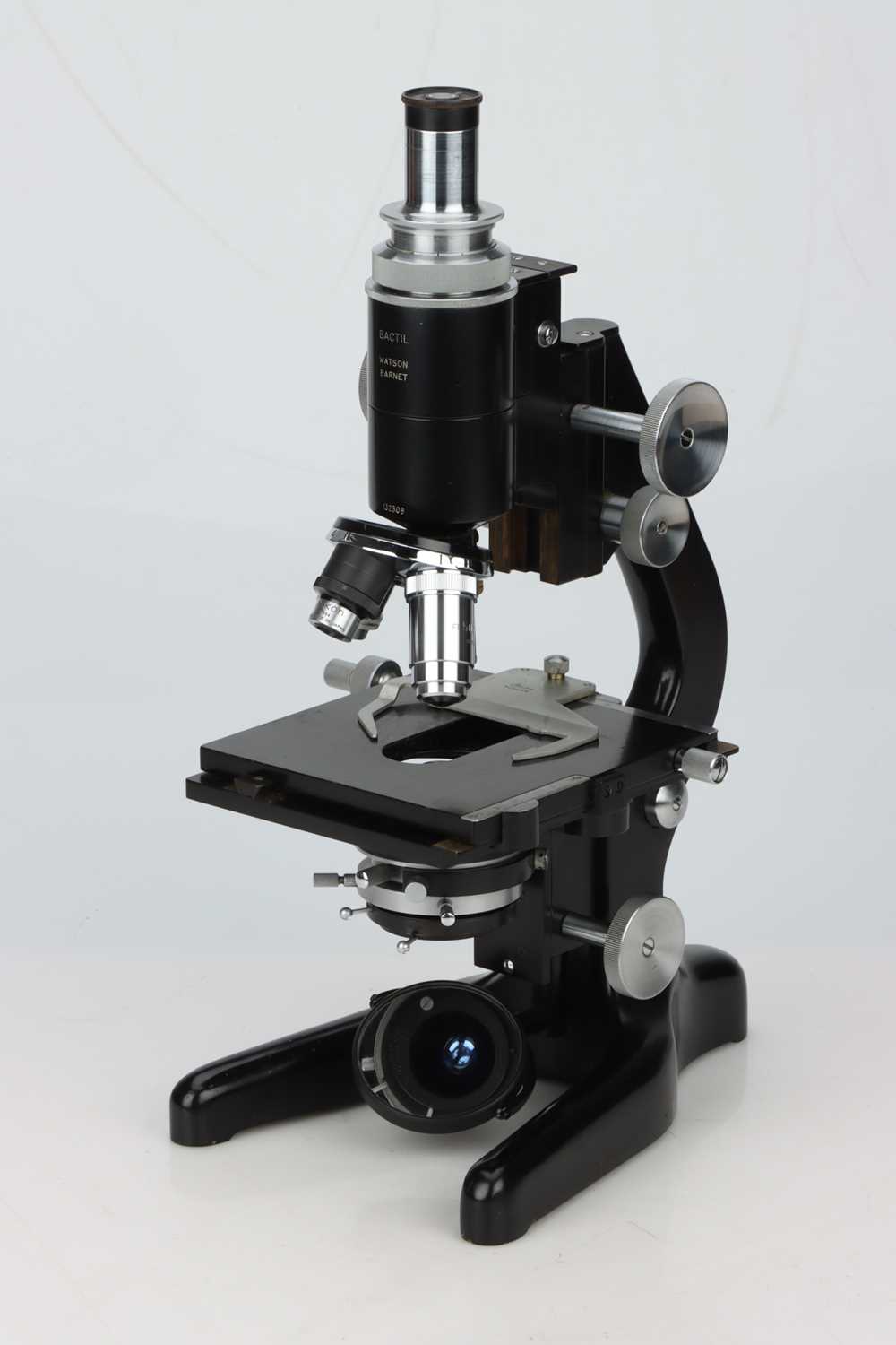 Lot 319 - Classic Microscope - The Watson Bactil,
